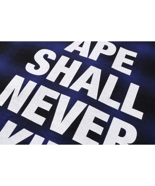 A BATHING APE（アベイシングエイプ）の「BLOCK CHECK RELAXED FIT SHIRT（シャツ/ブラウス・メンズ・ネイビー/レッド/グレー・MEDIUM/X-LARGE/SMALL/XX-LARGE/LARGE）」の11枚目の写真