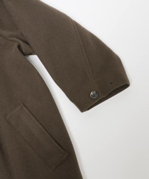 KBF（ケイビーエフ）の「ステンカラーコクーンロングコート（ステンカラーコート・レディース・チャコールグレー/ブラック/ブラウン・36/38）」の12枚目の写真