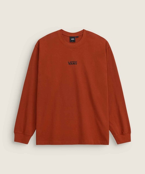 VANS（バンズ）の「VANS PREMIUMスケートロゴ ロングスリーブ Tシャツ / LX LS Graphic Tee BURNT ORANGE / VN000PB6Y7X1（Tシャツ/カットソー・メンズ・ダークオレンジ・LARGE/MEDIUM/SMALL/X-LARGE/XX-LARGE）」の2枚目の写真