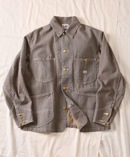 FREAK'S STORE（フリークスストア）の「Lee × FREAK'S STORE/リー 別注 LOCO JACKET/別注 ロコジャケット/カバーオール（カバーオール・レディース・ネイビー/サックスブルー/その他・ﾌﾘ-）」の6枚目の写真