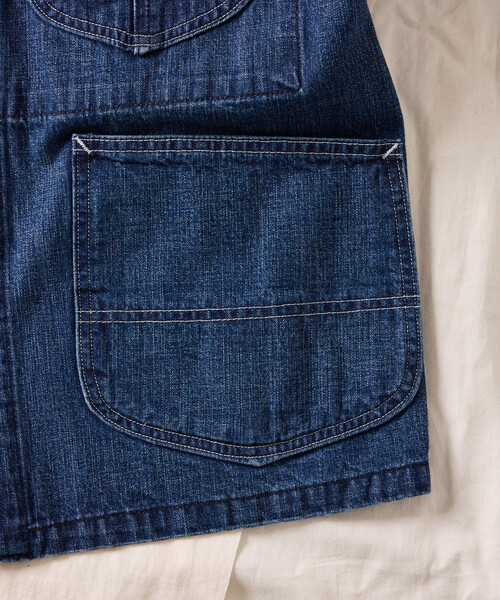 FREAK'S STORE（フリークスストア）の「Lee × FREAK'S STORE/リー 別注 LOCO JACKET/別注 ロコジャケット/カバーオール（カバーオール・レディース・ネイビー/サックスブルー/その他・ﾌﾘ-）」の16枚目の写真