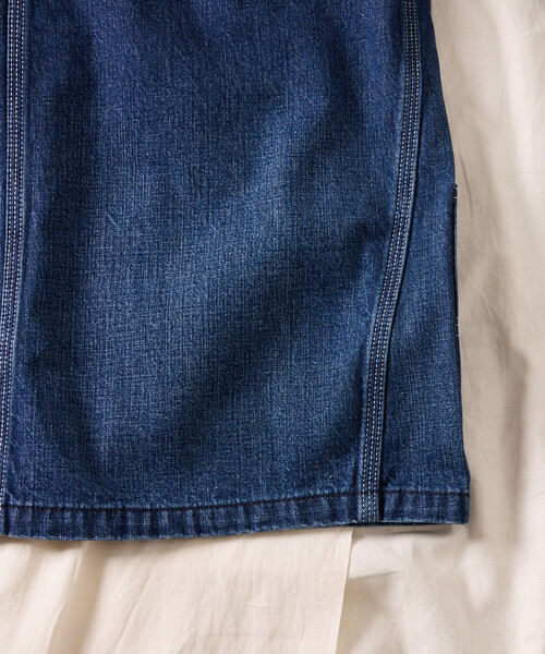 FREAK'S STORE（フリークスストア）の「Lee × FREAK'S STORE/リー 別注 LOCO JACKET/別注 ロコジャケット/カバーオール（カバーオール・レディース・ネイビー/サックスブルー/その他・ﾌﾘ-）」の22枚目の写真