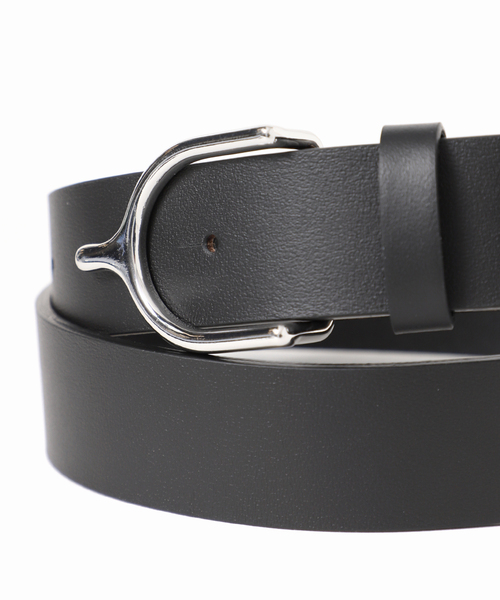 Spick & Span(スピックアンドスパン)の「LEFIJE/レフィエ ラウンドバックルベルト スムース(ベルト・レディース・ブラック・FREE)」の5枚目の写真