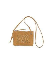 HYSTERIC GLAMOUR 手編みミニサコッシュ ショルダーバッグ マルチ HYSTERIC GLAMOUR（ヒステリックグラマー）の「HG SQUARE 手編み