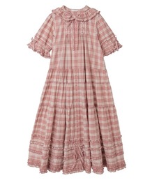 CLIFFORD 薄いピンク チェック柄 ワンピース美品 CLIFFORD 薄いピンク チェック柄 ワンピース美品 チェック柄
