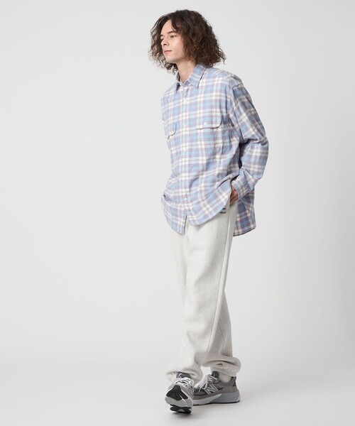 CITEN（シテン）の「＜CITEN＞ダブルポケットチェックシャツ（シャツ/ブラウス・メンズ・ライトブルー・M/S/L）」の6枚目の写真