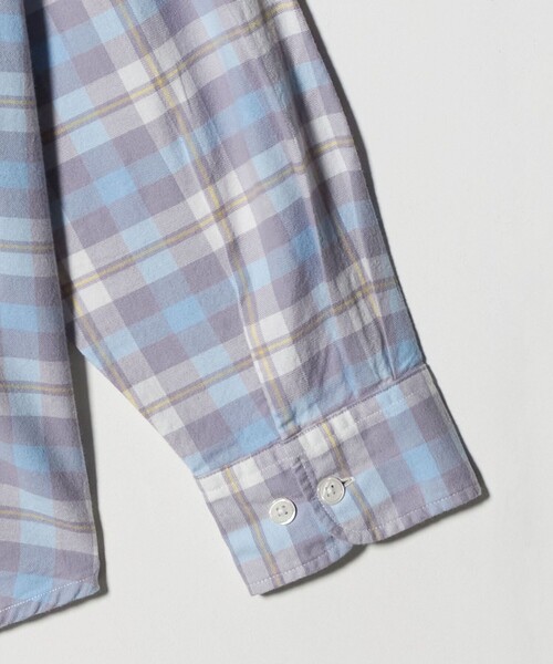 CITEN（シテン）の「＜CITEN＞ダブルポケットチェックシャツ（シャツ/ブラウス・メンズ・ライトブルー・M/S/L）」の13枚目の写真