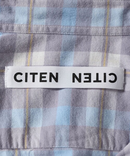 CITEN（シテン）の「＜CITEN＞ダブルポケットチェックシャツ（シャツ/ブラウス・メンズ・ライトブルー・M/S/L）」の16枚目の写真