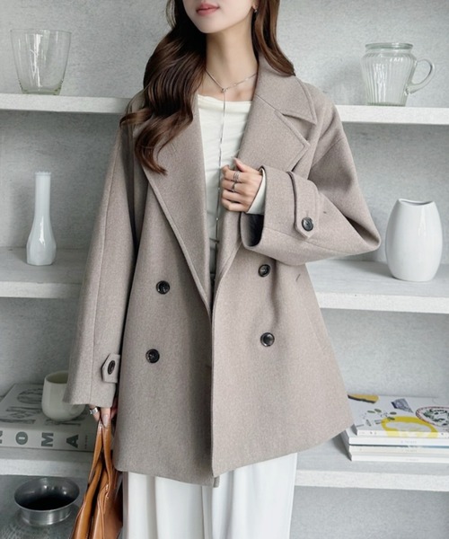 ronhermanアイボリー ウールピーコート 2025年最新】Ron Herman レディース ピーコート・ウールコートの人気