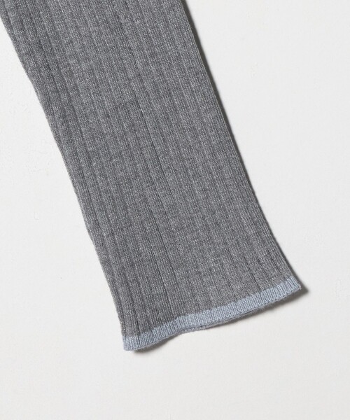 A DAY IN THE LIFE UNITED ARROWS(アデイインザライフユナイテッドアローズ)の「リブ バイカラー ハイネックニット ‐ウォッシャブル‐ <A DAY IN THE LIFE>(ニット/セーター・レディース・ライトグレー/ベージュ/ケリーグリーン/オフホワイト/ブラック・FREE)」の15枚目の写真