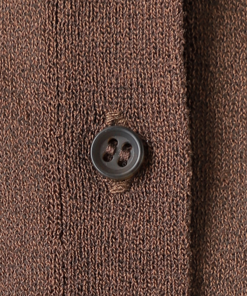 B.C STOCK(ベーセーストック)の「《追加》【WEB限定】手洗い可 / シアーニットヘンリープルオーバー(ニット/セーター・レディース・ブラウン/ピンク/ブラック・FREE)」の6枚目の写真