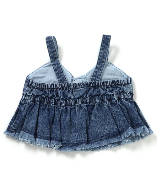 BREEZE（ブリーズ）の「デニムビスチェ・ベスト（ベスト・キッズ・ブルー/サックスブルー・140/130/120/110/80/90/100）」の6枚目の写真