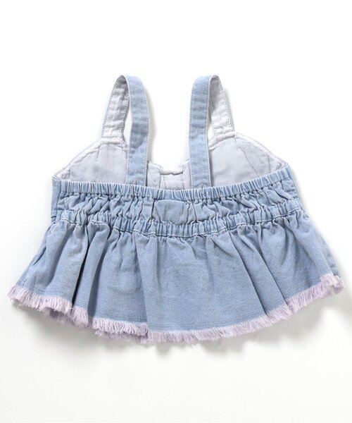BREEZE（ブリーズ）の「デニムビスチェ・ベスト（ベスト・キッズ・ブルー/サックスブルー・140/130/120/110/80/90/100）」の5枚目の写真