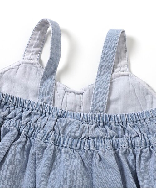 BREEZE（ブリーズ）の「デニムビスチェ・ベスト（ベスト・キッズ・ブルー/サックスブルー・140/130/120/110/80/90/100）」の8枚目の写真