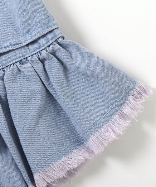 BREEZE（ブリーズ）の「デニムビスチェ・ベスト（ベスト・キッズ・ブルー/サックスブルー・140/130/120/110/80/90/100）」の4枚目の写真