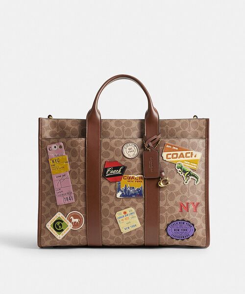 セール】ウェスリー トート・シグネチャー キャンバス・パッチ（トート