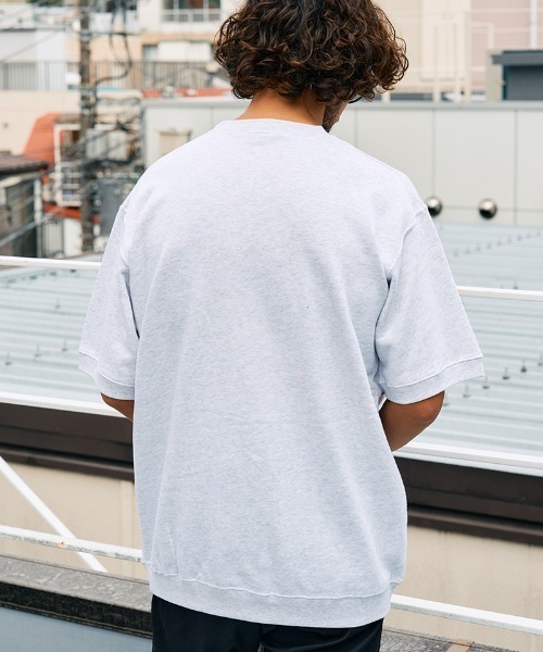 STUD MUFFIN(スタッドマフィン)の「mt10073-8ozフレンチテリー カートベアシークイン SSシャツ プルオーバー Tシャツ(614-02872)(Tシャツ/カットソー・メンズ・ミント/ブラック/アッシュ・2/3/4)」の5枚目の写真