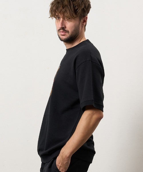 STUD MUFFIN(スタッドマフィン)の「mt10073-8ozフレンチテリー カートベアシークイン SSシャツ プルオーバー Tシャツ(614-02872)(Tシャツ/カットソー・メンズ・ミント/ブラック/アッシュ・2/3/4)」の17枚目の写真