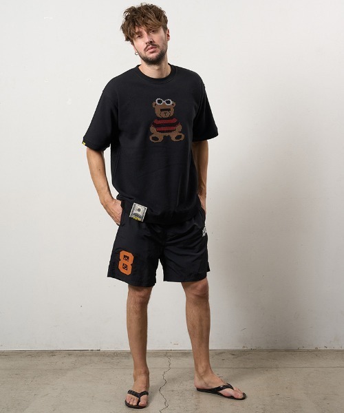 STUD MUFFIN(スタッドマフィン)の「mt10073-8ozフレンチテリー カートベアシークイン SSシャツ プルオーバー Tシャツ(614-02872)(Tシャツ/カットソー・メンズ・ミント/ブラック/アッシュ・2/3/4)」の18枚目の写真