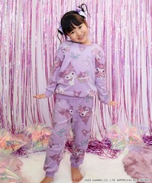 aimerfeel（エメフィール）の「クロミ ストレッチ ソフトボア 長袖 キッズ 上下セット（ルームウェア/パジャマ・キッズ）」