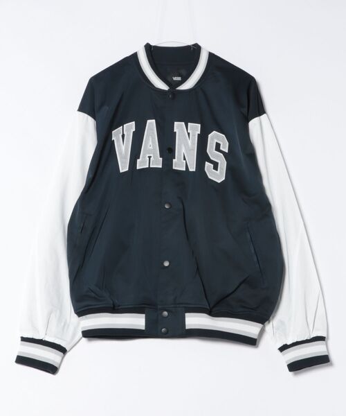 VANS（バンズ）の「VANS ヴァンズ M Cotton Stadium Jacket アウター 125K1091300 NAVY（その他アウター・メンズ・ブルー・X-LARGE/LARGE/MEDIUM）」の2枚目の写真
