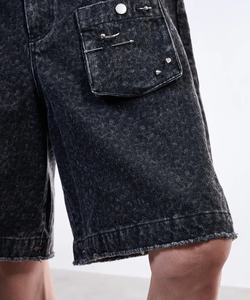 VI E DIT(ヴィエディット)の「Urban Grunge 2way Leopard Denim/アーバングランジ2ウェイレオパードデニム(デニムパンツ・メンズ・グレー・1/2)」の14枚目の写真