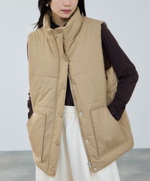 Mac-House | milli de l'air 中綿ベルテッドハイネックベスト(その他アウター)