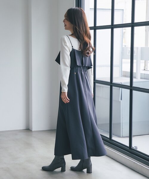 オケージョン対応】ラッフルマーメイドキャミワンピース（ワンピース