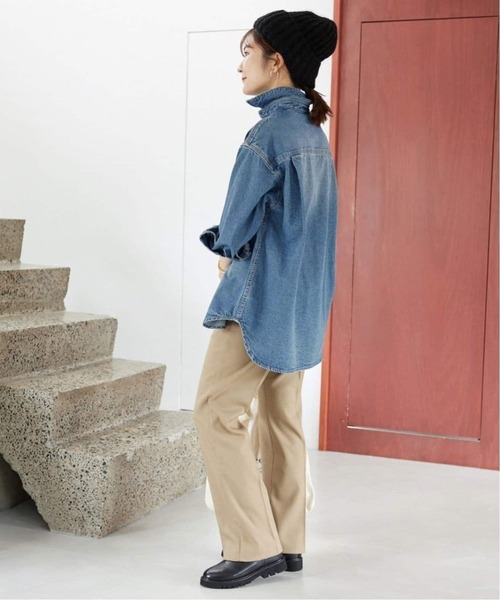 SLOBE IENA（スローブイエナ）の「《WEB限定/追加3》LE DENIM BDUデニムシャツ（シャツ/ブラウス・レディース・ブルー・FREE）」の20枚目の写真