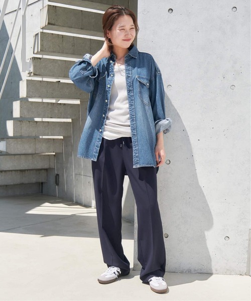 WEB限定/追加3》LE DENIM BDUデニムシャツ（シャツ/ブラウス）｜SLOBE