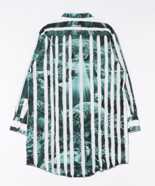 Desigual(デシグアル)の「【Desigual×BOTTER】ボッターのカメ柄シャツワンピース(ワンピース・レディース・ブルー・S/M/XL/L)」の2枚目の写真