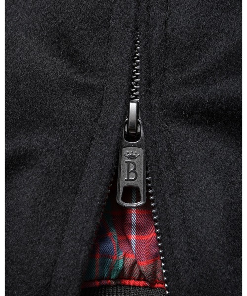 SOPHNET.（ソフネット）の「BARACUTA G9 CASHMERE（ブルゾン・メンズ・キャメル/ブラック・1/2/3/4）」の16枚目の写真