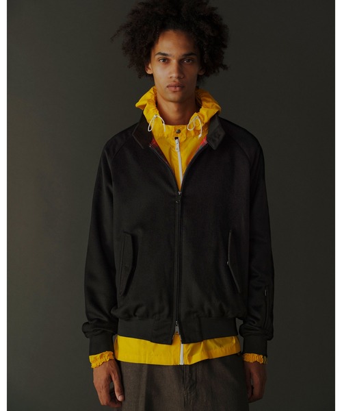 SOPHNET.（ソフネット）の「BARACUTA G9 CASHMERE（ブルゾン・メンズ・キャメル/ブラック・1/2/3/4）」の12枚目の写真