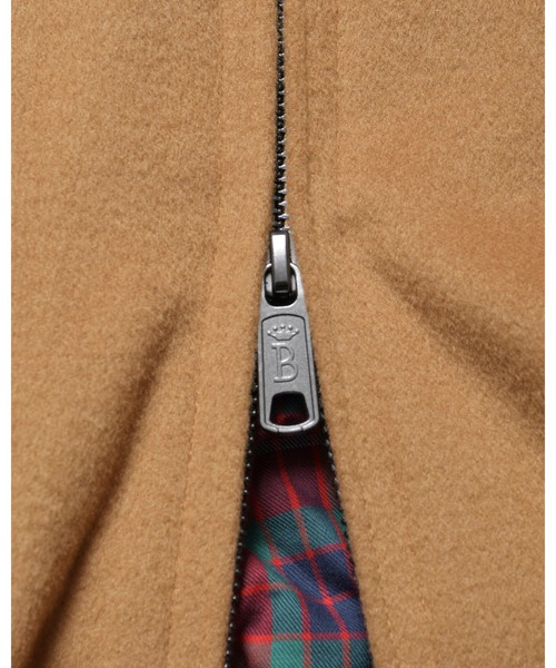 SOPHNET.（ソフネット）の「BARACUTA G9 CASHMERE（ブルゾン・メンズ・キャメル/ブラック・1/2/3/4）」の7枚目の写真