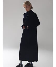 :ETHROF（イーサオブ）の「FRONT ZIP VELOUR DRESS（ワンピース）」