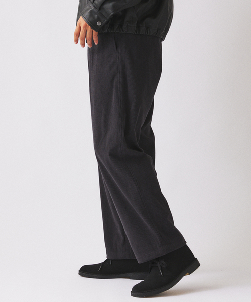 JOURNAL STANDARD relume（ジャーナルスタンダード　レリューム）の「Pコーデュロイ オーバーパンツ（スラックス・メンズ・チャコールグレー/ブラック/ベージュ系その他/カーキ・LARGE/MEDIUM/SMALL）」の20枚目の写真