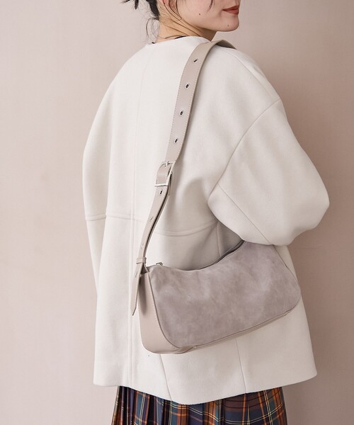 coen（コーエン）の「ハトメワンショルダー レザーライクマルチウェイバッグ（ショルダーバッグ・レディース・ブラック/ベージュ/ブラウン・FREE）」の14枚目の写真