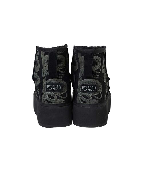 HYSTERIC GLAMOUR（ヒステリックグラマー）の「SNAKE LOOP プラットフォームブーツ（ブーツ・レディース・ブラック/ブラウン・23cm/24cm/25cm）」の8枚目の写真
