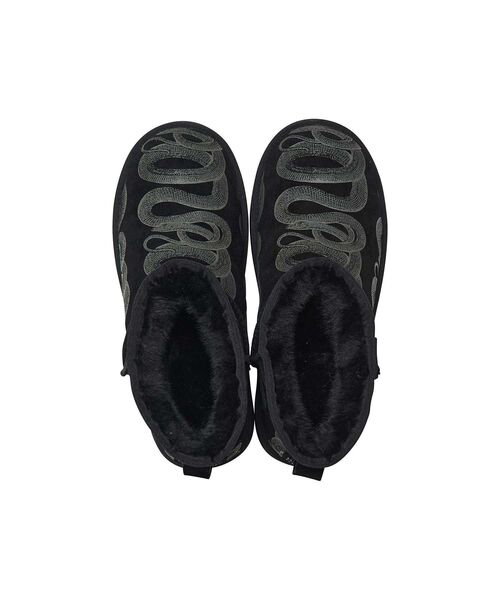 HYSTERIC GLAMOUR（ヒステリックグラマー）の「SNAKE LOOP プラットフォームブーツ（ブーツ・レディース・ブラック/ブラウン・23cm/24cm/25cm）」の11枚目の写真