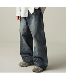AVANDRESS（アバンドレス ）の「Snap Wide Denim Pants BLUE（デニムパンツ）」
