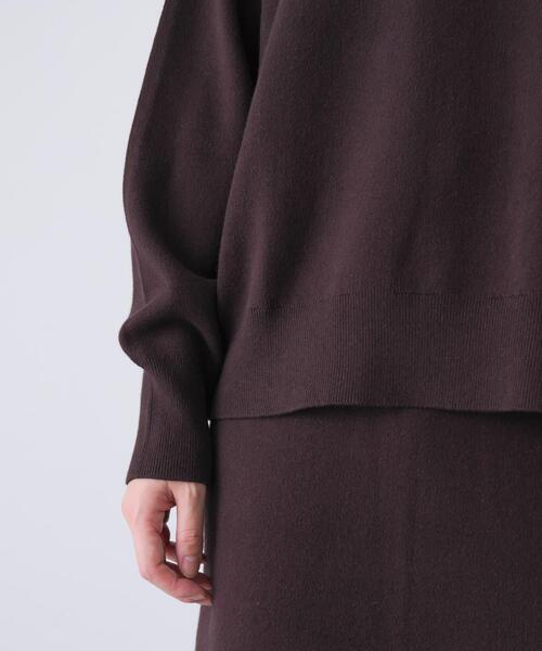 コットンカシミヤプルオーバー（ニット/セーター）｜かぐれ（カグレ