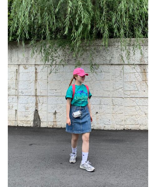 HOODHOOD（フッドフッド）の「シグニチャーロゴ半袖Tシャツターコイズ（Tシャツ/カットソー・レディース・その他・MEDIUM/LARGE/X-LARGE）」の3枚目の写真