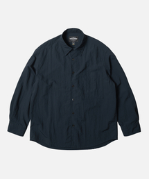 NYLON RAYON RELAXED SHIRT _ NAVY