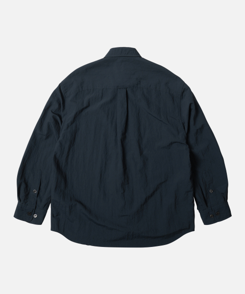 FRIZMWORKS(フリズムワークス)の「NYLON RAYON RELAXED SHIRT _ NAVY(シャツ/ブラウス・メンズ・その他・SMALL/MEDIUM/LARGE/X-LARGE)」の2枚目の写真