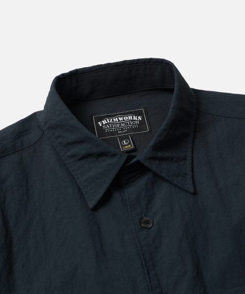 FRIZMWORKS(フリズムワークス)の「NYLON RAYON RELAXED SHIRT _ NAVY(シャツ/ブラウス・メンズ・その他・SMALL/MEDIUM/LARGE/X-LARGE)」の3枚目の写真