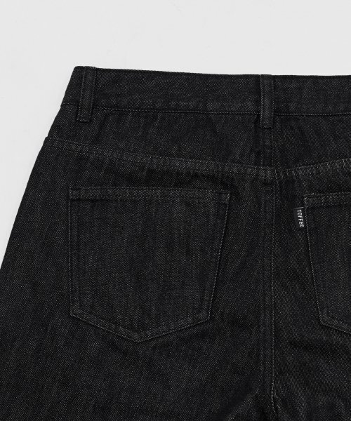 TOFFEE(トフィー)の「GL ワイドデニムパンツ (R.BLACK)(デニムパンツ・メンズ・その他・SMALL/MEDIUM/LARGE/X-LARGE/X-SMALL)」の3枚目の写真