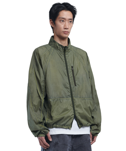 NOMANUAL(NOMANUAL)の「T.N LIGHT WIND JACKET - KHAKI(ナイロンジャケット・メンズ・その他・MEDIUM/LARGE)」の1枚目の写真