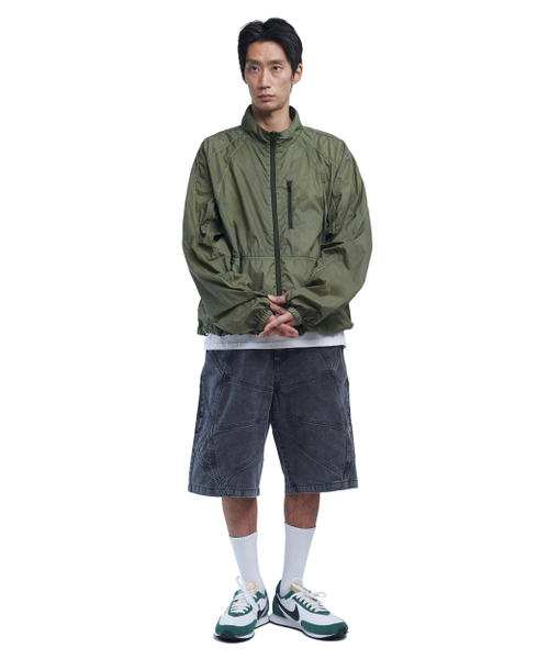 NOMANUAL(NOMANUAL)の「T.N LIGHT WIND JACKET - KHAKI(ナイロンジャケット・メンズ・その他・MEDIUM/LARGE)」の4枚目の写真