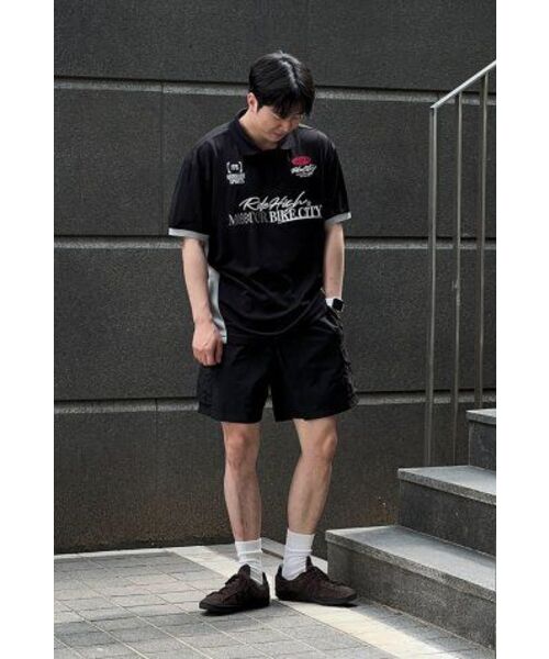 ナイロンカーゴショーツ_ブラック_SP129(その他パンツ)|URBANDTYPE ナイロンカーゴショーツ_ブラック_SP129(その他パンツ)|URBANDTYPE