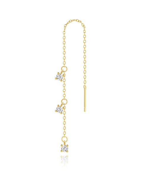 yu-ka(ユーカ)の「YU-KA:ビジューハンギングピアス bijou hanging pierce(ピアス(両耳用)・レディース・ゴールド/シルバー・FREE)」の3枚目の写真